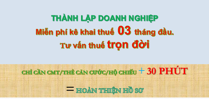 Thanh lap cong ty